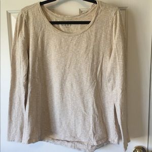 LOFT linen long sleeve T-shirt